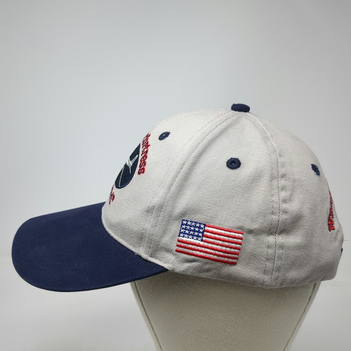 Baseball Cap Gray Blue One Size B-29 Superfortress Ladybird Museum WASP Hat