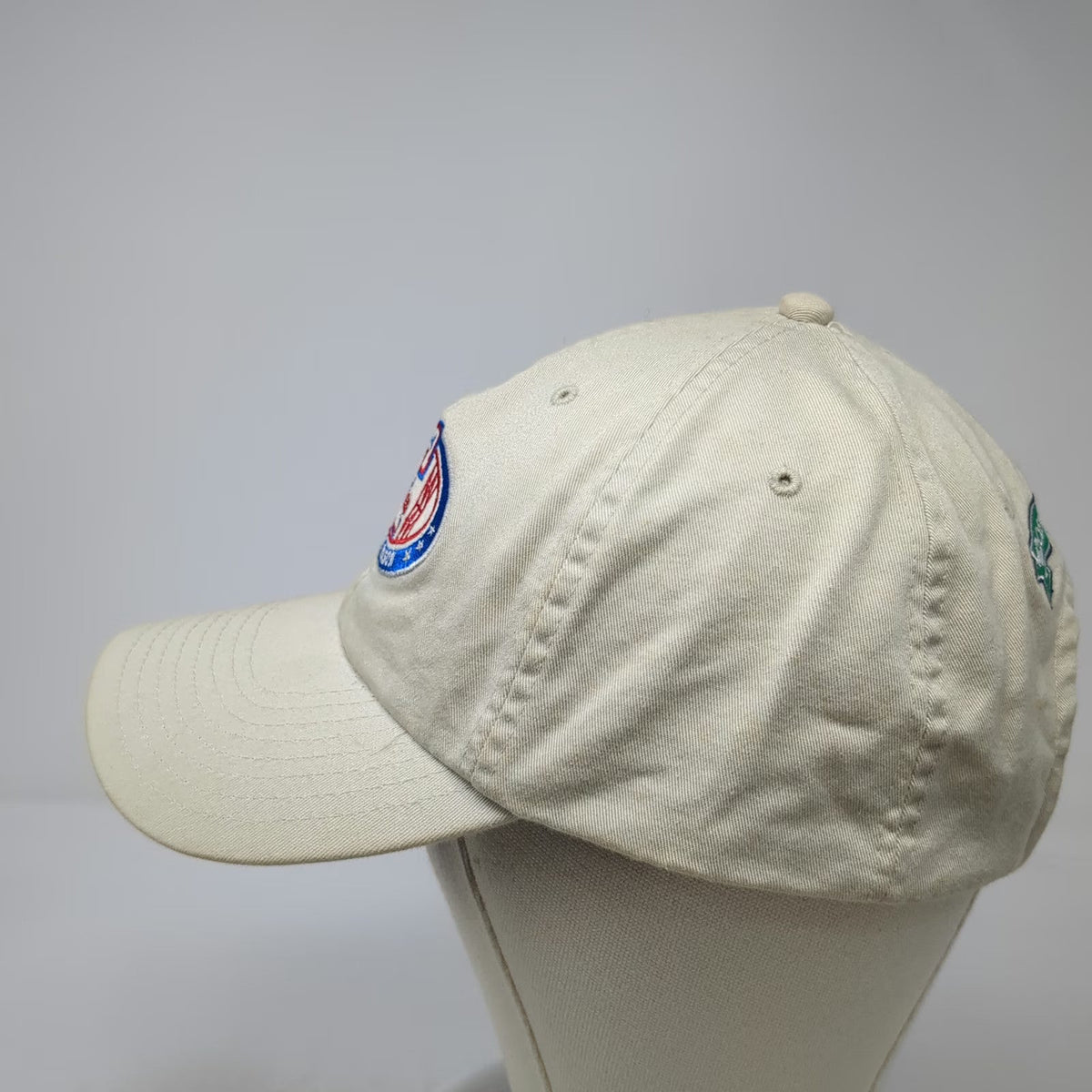 Baseball Cap Beige One Size Phillies 2004 Citizens Bank Park McDonalds Logo Hat