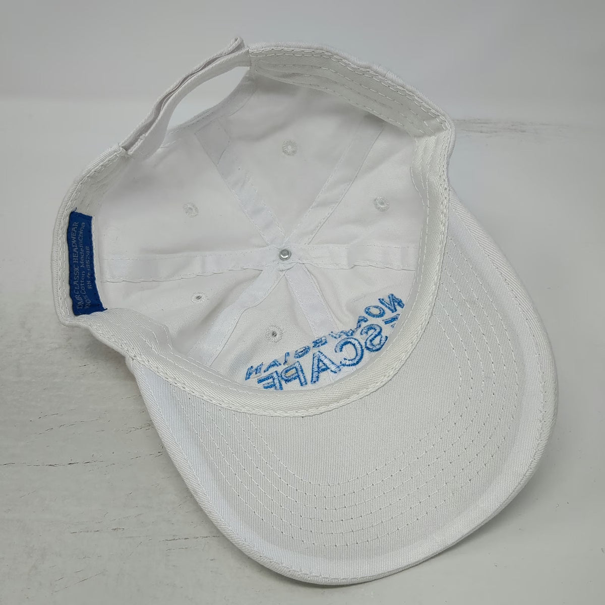 DMR Classic Headwear Baseball Cap White One Size Norwegian Escape Cruise Hat