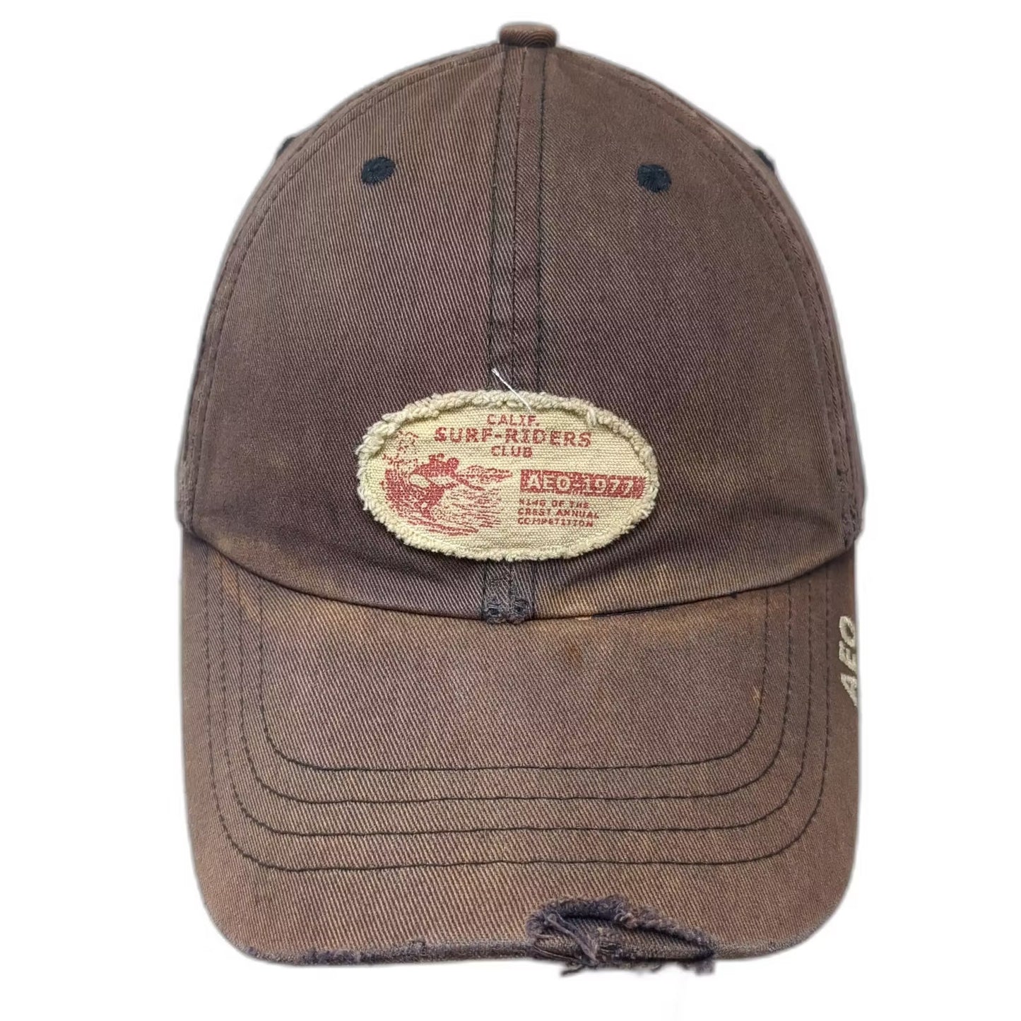 American Eagle Blue Size M Distressed Surf-Riders Club AEO Hat Vintage Y2K