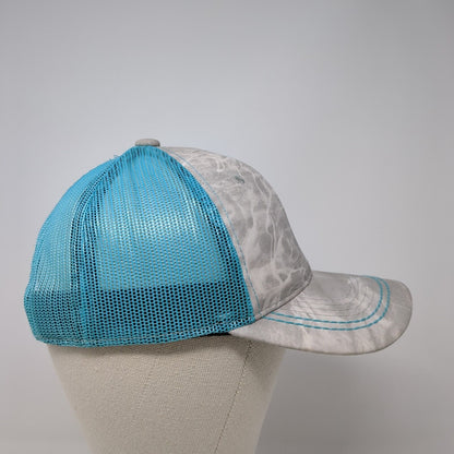 Mossy Oak Fishing Snapback Trucker Hat Ponytail Multi One Size Mesh Back