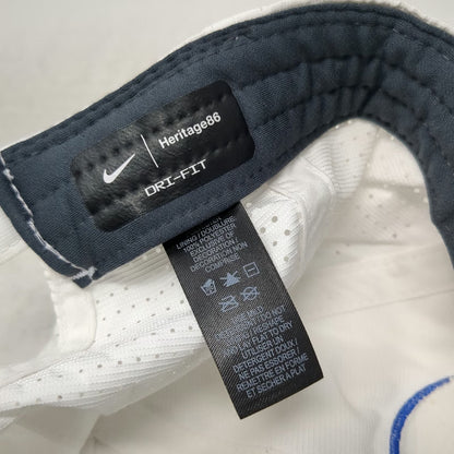 Nike Baseball Cap White Blue Black One Size Dri-Fit Perforated Urban Edge Hat