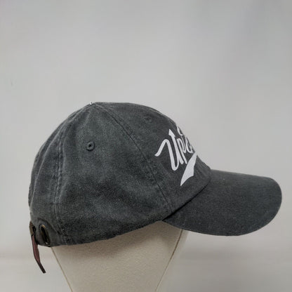 Up Beat Entertainment Slideback Hat Gray One Size Adjustable Vented Holes Adams