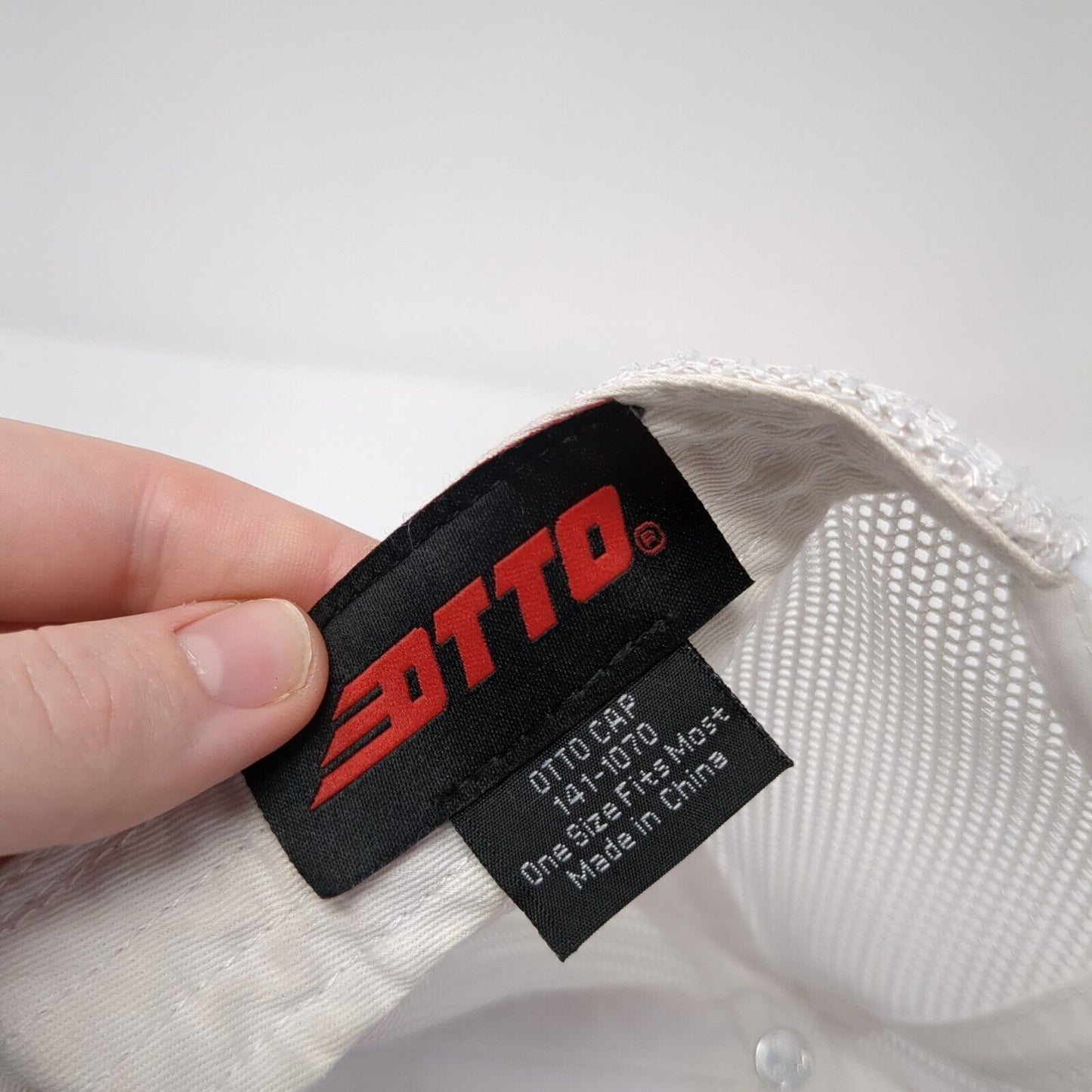 Birdie Time Parform Snapback Trucker Hat White OS Adjustable Mesh Back Otto