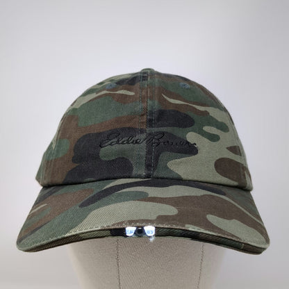 Eddie Bauer Baseball Cap Green One Size Camo Hat LED Lights Brim Work Hunting