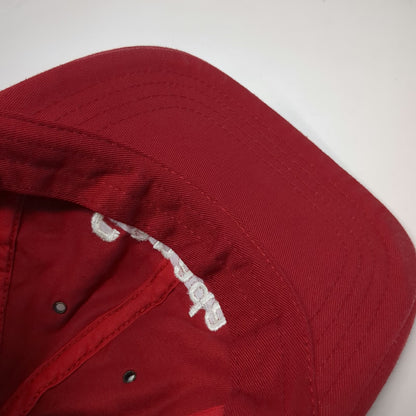 OH YES Canada Baseball Cap Red One Size Slideback Embroidered 100% Cotton Hat