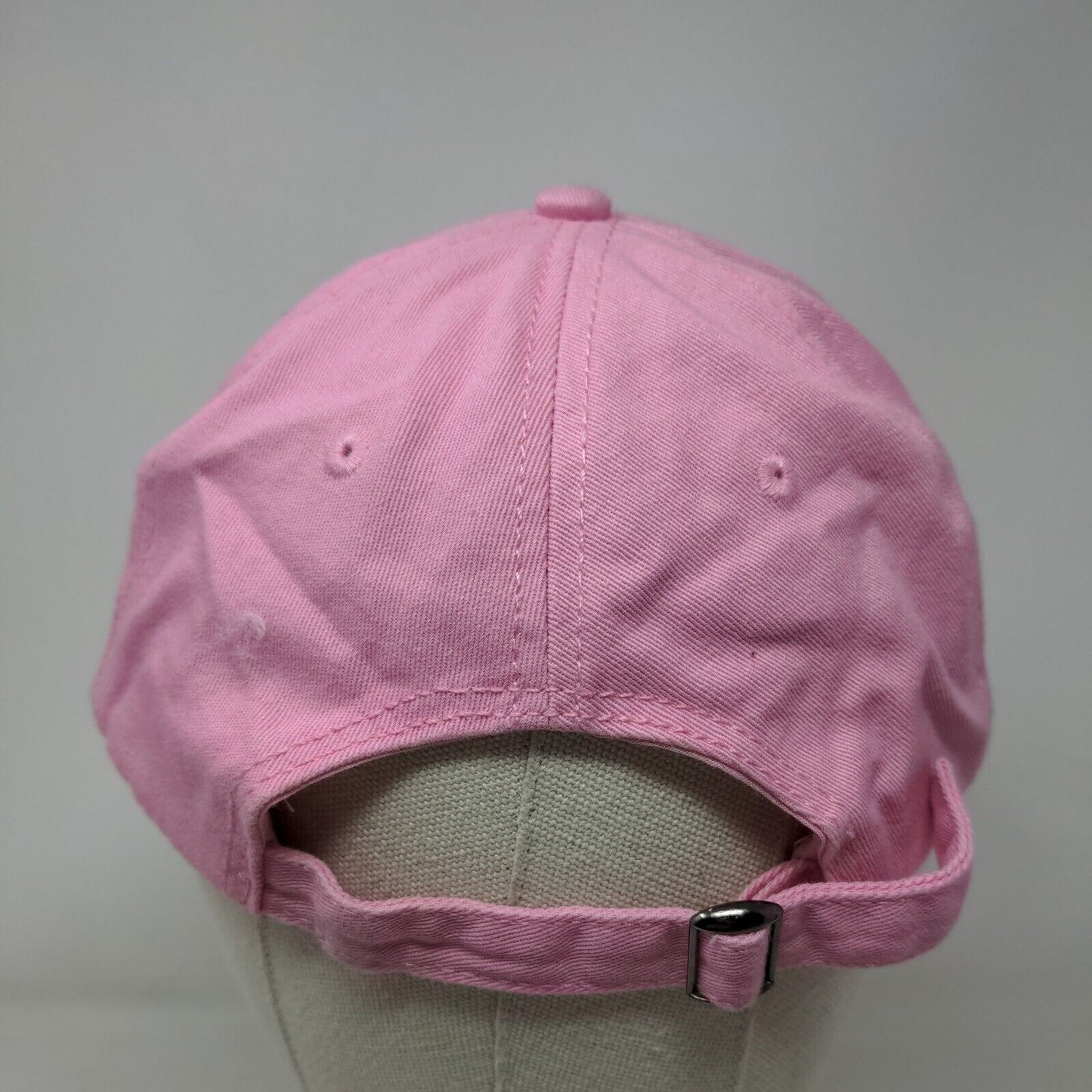 Pineapple Slideback Hat Pink One Size Embroidered Adjustable Dalix