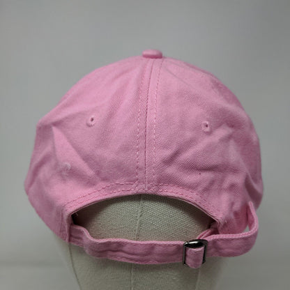 Pineapple Slideback Hat Pink One Size Embroidered Adjustable Dalix