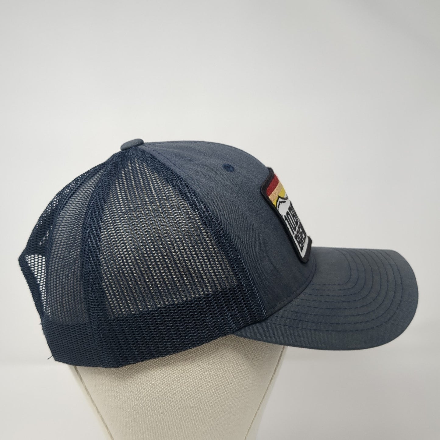 10Barrel Brewing CO Boise ID Trucker Hat Blue OS Adjustable Mesh Back Yupoong