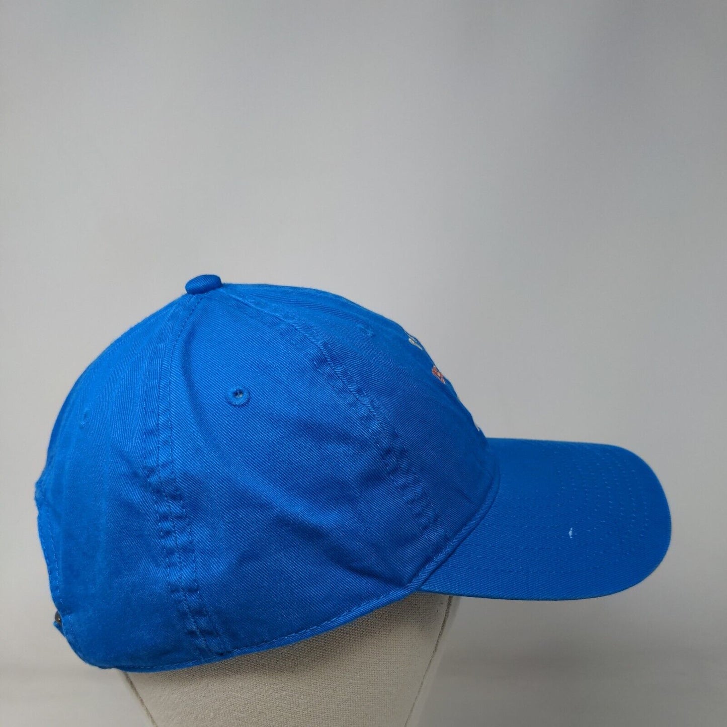 Camp Barney Medintz Slideback Hat Blue OSFM Embroidered The Game