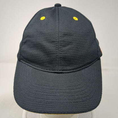 McDonald's Snapback Blue Hat One Size Waffle Texture Contrast Piping M Logo
