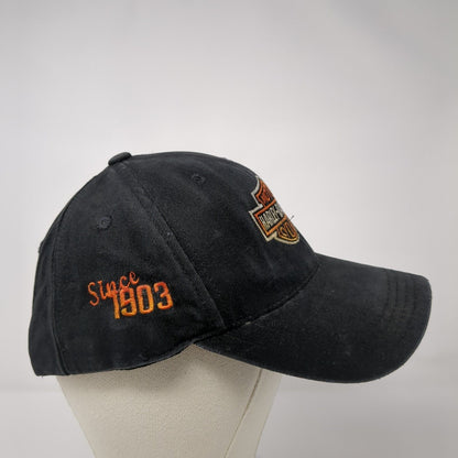 Harley-Davidson Motorcycles Fitted Hat Black OSFA Orlando Embroidered