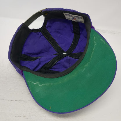 Imperial Trucker Purple Hat Oregon Golf Club Rope Slideback Checkered Vintage
