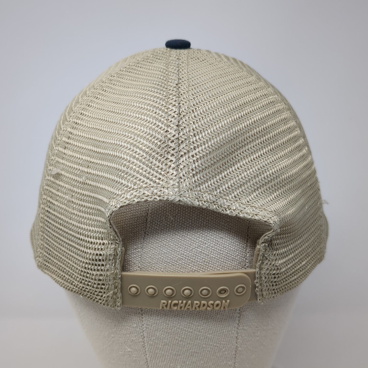 Richardson Snapback Trucker Hat Multi Large Embroidered Logo Mesh Back