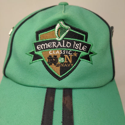 Lansdowne Men's Strapback Hat Green Adjustable Embroidered Logo Emerald Isle