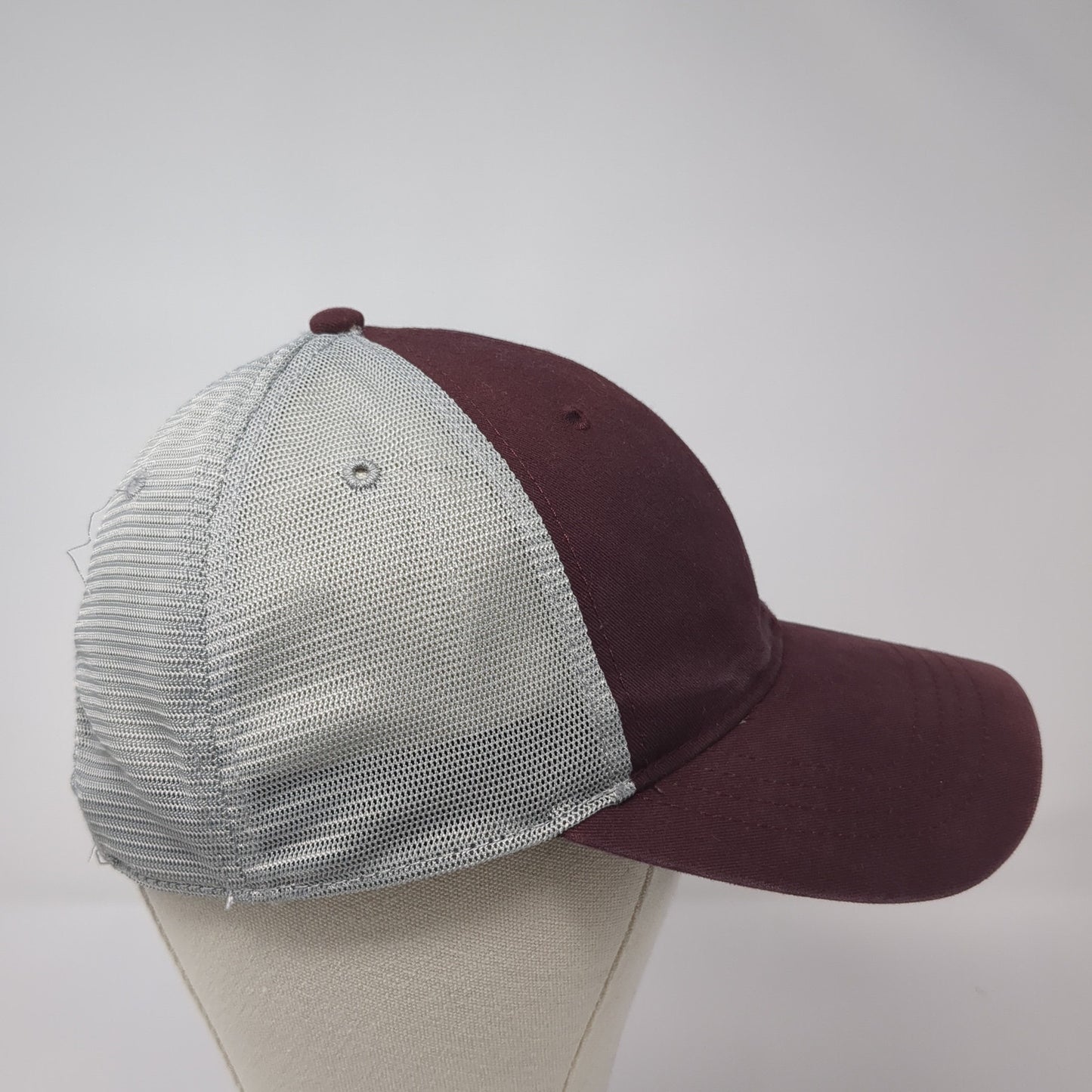 Ridgecut Snapback Trucker Hat Red One Size Adjustable Embroidered Mesh Back