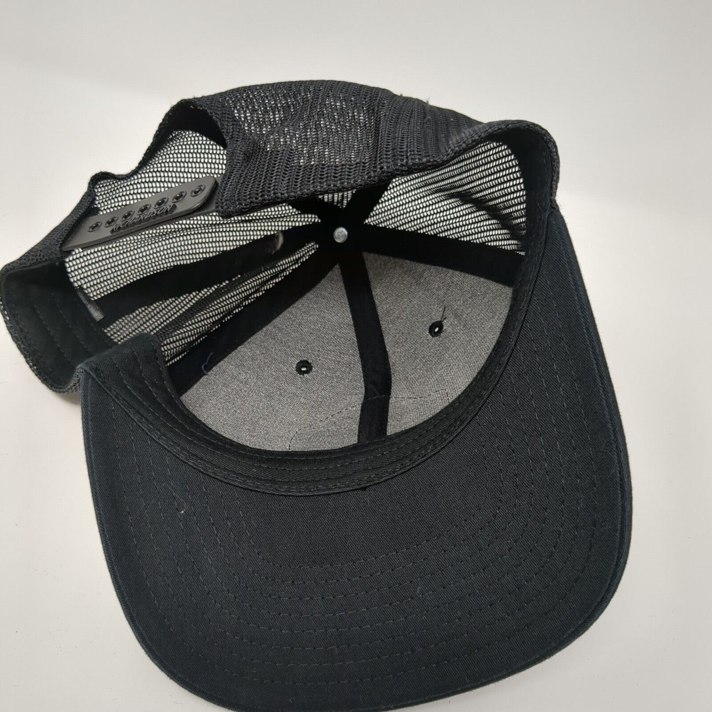 Good Time Charlie Patch Snapback Trucker Hat Black One Size Mesh Back