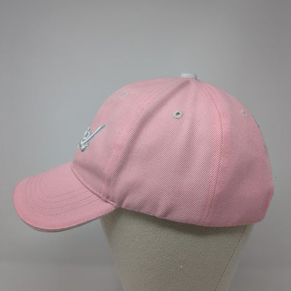 Angel Strapback Hat Pink One Size Adjustable Embroidered Santo Cap