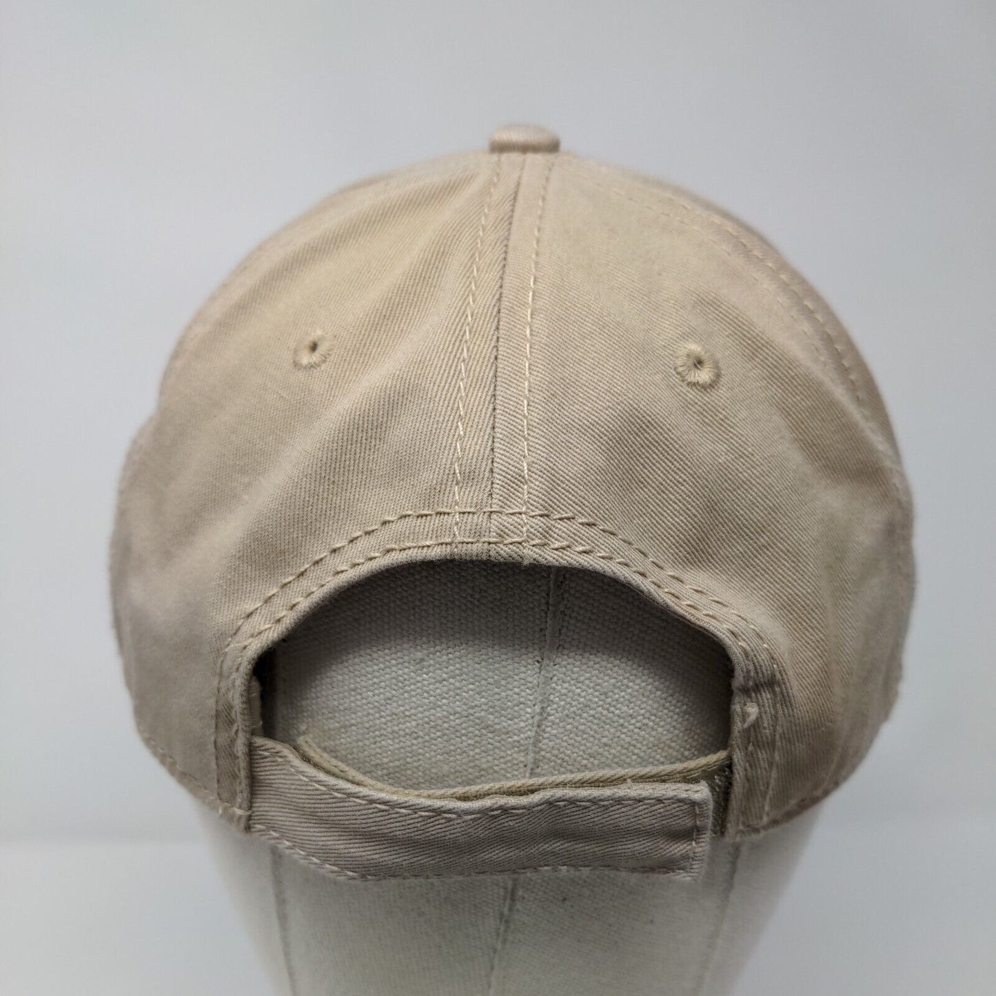 Beaver Dam Lodge Golf RV Resort Strapback Hat Tan OSFM Embroidered Otto