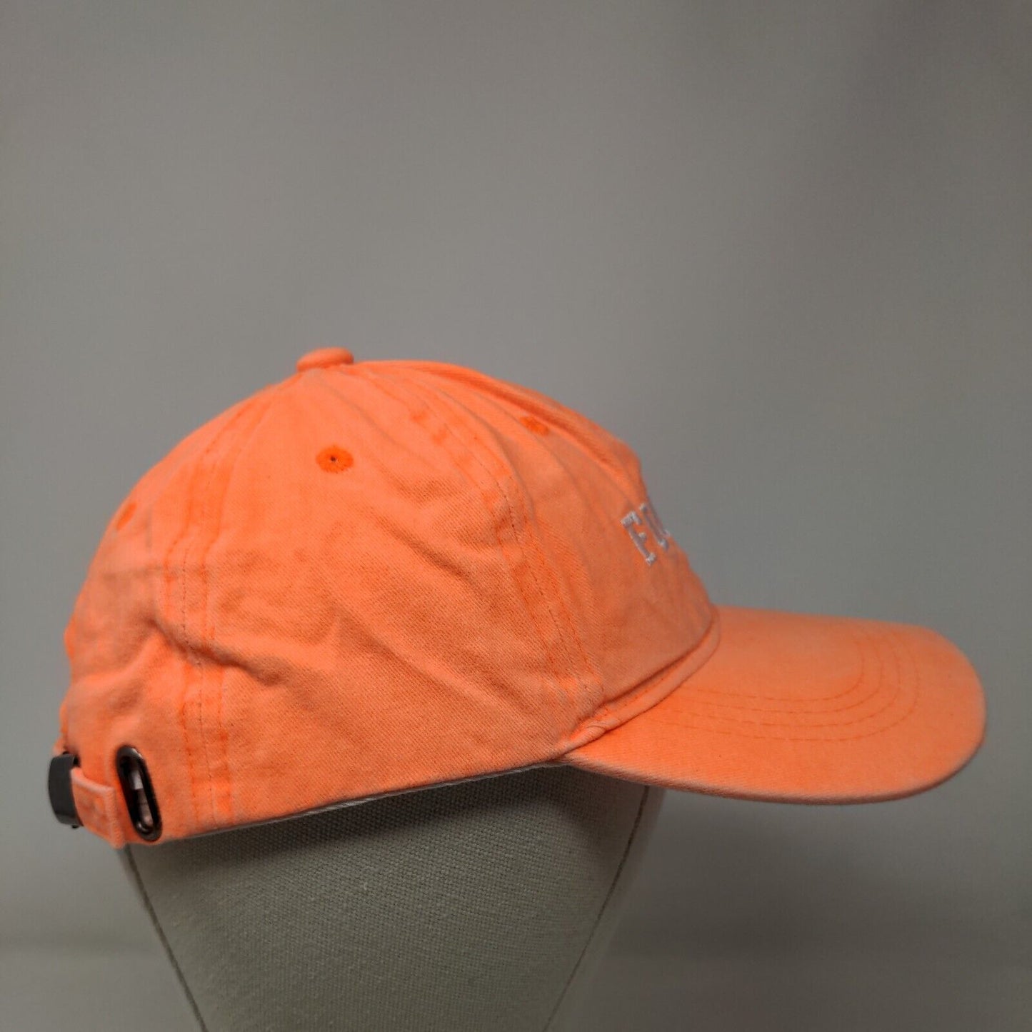 Florida Slideback Hat Orange OSFM Embroidered Adjustable Magu Distributors