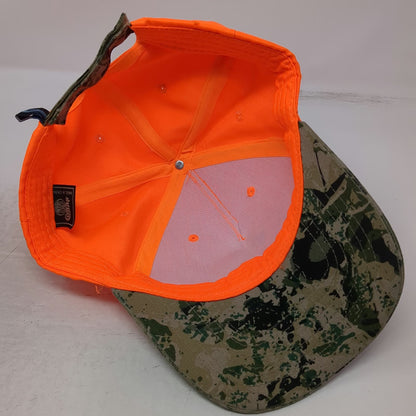 Cobra 5 Panel Orange Camo Kongo Klub OSFM Hat Mitchell SD Pole Dancer Graphic