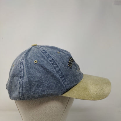 New Orleans French Quarter Strapback Hat Blue One Size Adjustable Denim 6 Panel