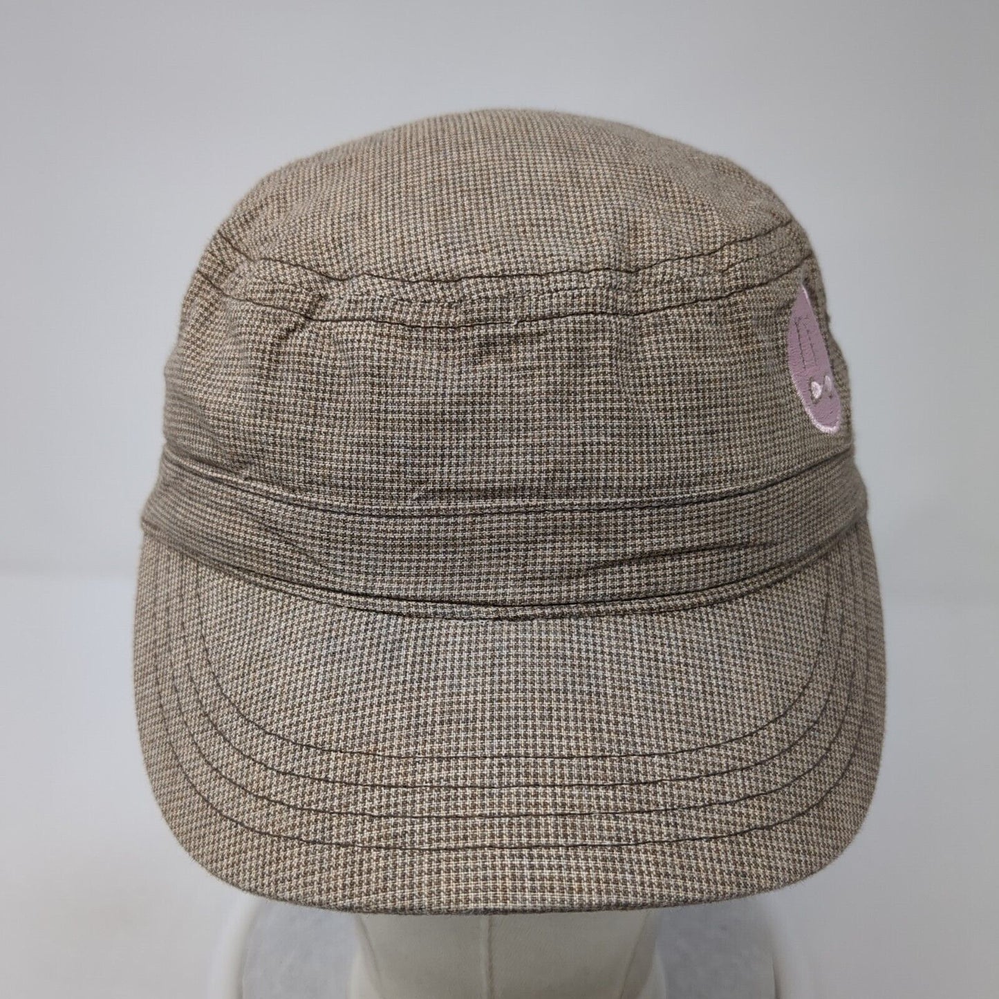 M Infinity Cadet Army Cap Brown One Size Adjustable Embroidered District