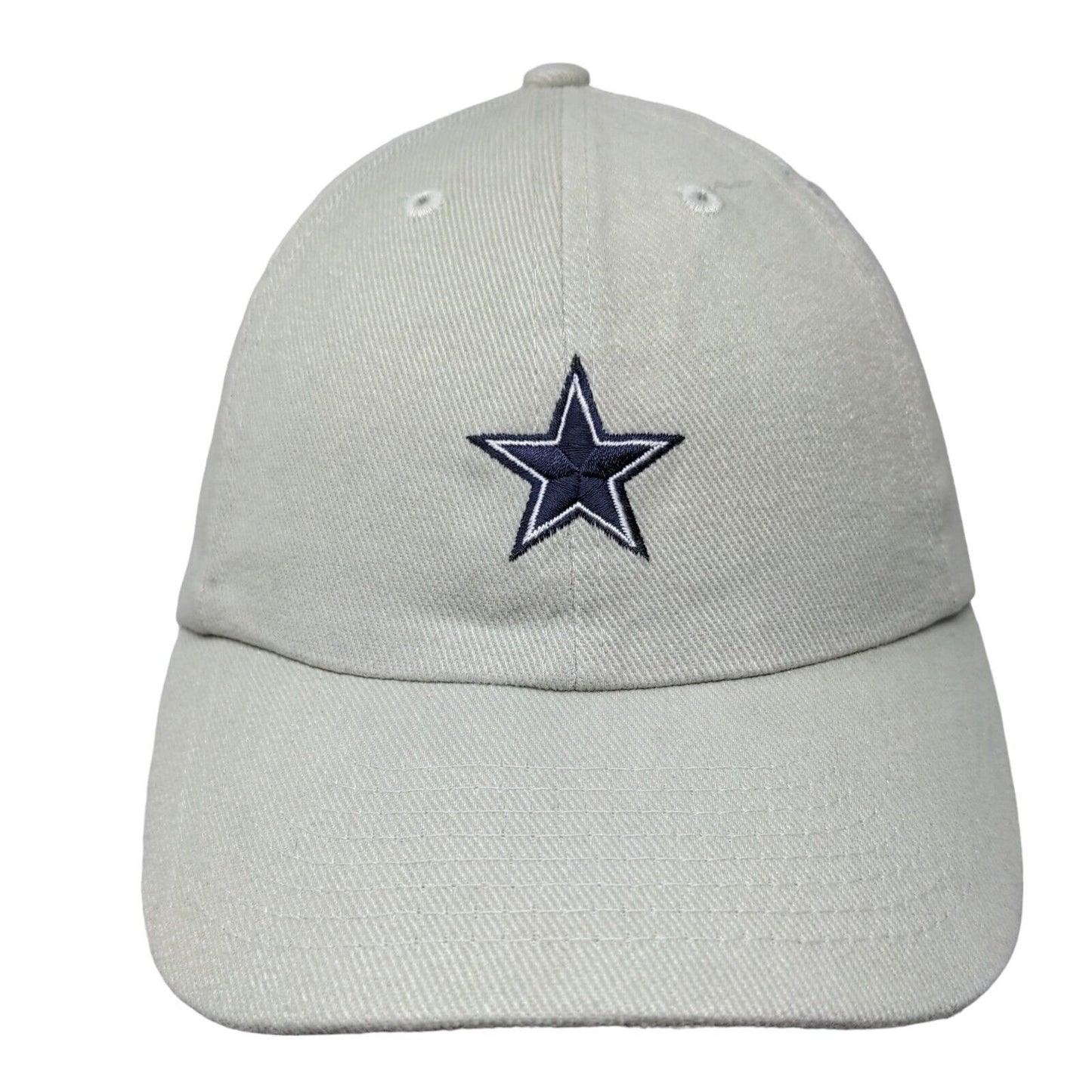 Dallas Cowboys Strapback Hat Tan OSFA Embroidered Logo Adjustable NFL