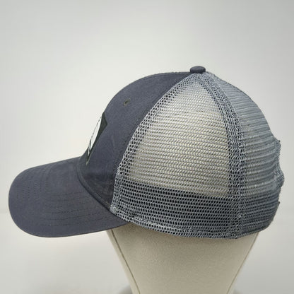 The North Face Trucker Hat Gray One Size Mesh Back Snapback Logo Patch Alpine