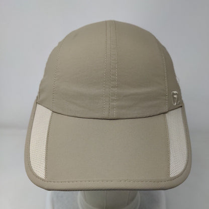 Gadiemkensd Strapback Hat Tan Large Adjustable Mesh Trim Embroidered