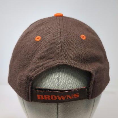 Cleveland Browns NFL Brown Orange One Size Cap Strapback Helmet Logo Embroidery