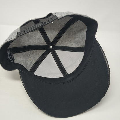 Bear Snapback Hat Gray One Size Adjustable Colorblock Sole Addiction