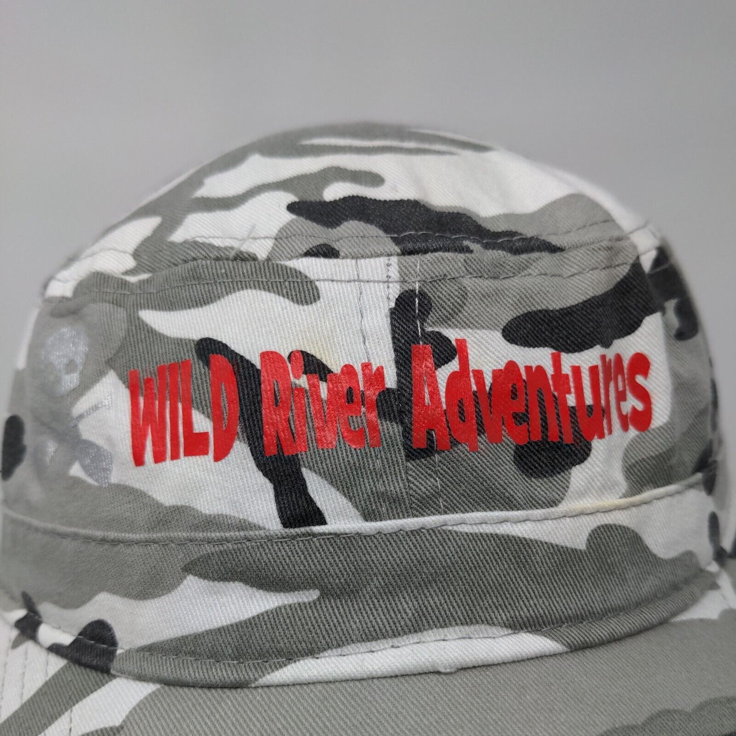 Wild River Adventures Strapback Cadet Army Cap Hat Camo One Size