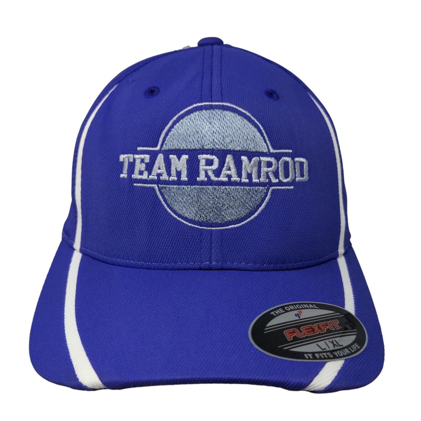 Sport Tek Men's Fitted Hat Purple L/XL Embroidered Team Ramrod Super Troopers