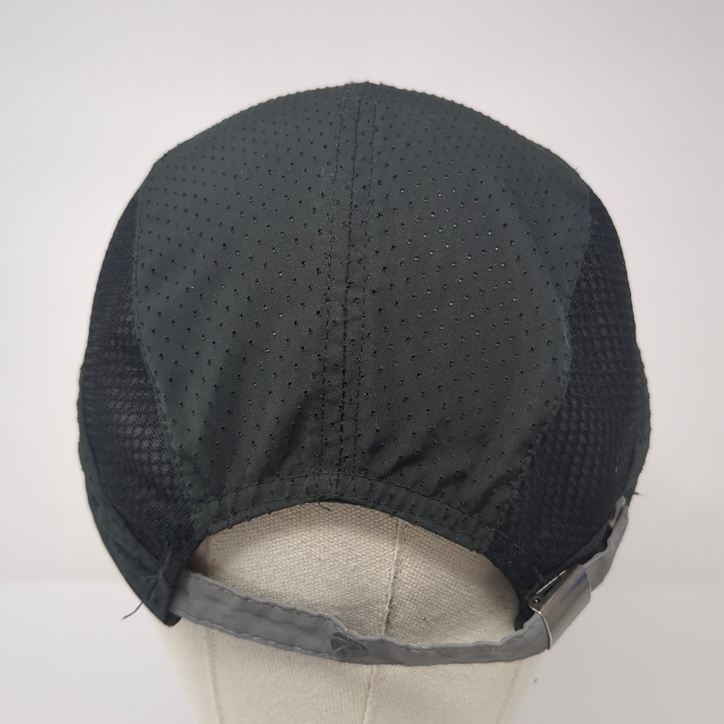 Unbranded Slideback 5 Panel Cap Black One Size Adjustable Breathable Blank