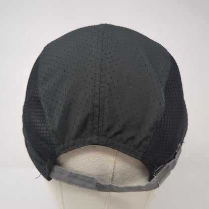 Unbranded Slideback 5 Panel Cap Black One Size Adjustable Breathable Blank