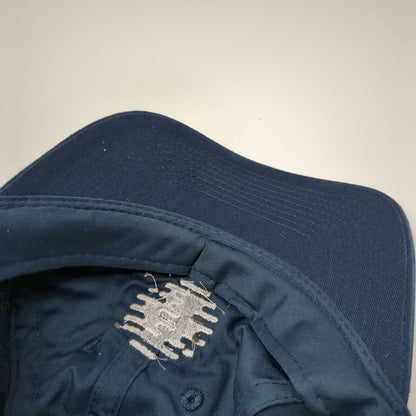 One Stone Strapback Hat Blue One Size Adjustable Embroidered Port & Company