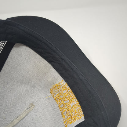 Rock Paper Podcast Snapback Trucker Hat Black One Size Mesh Back Yupoong