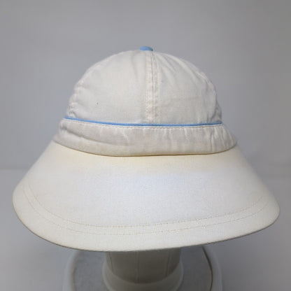 Disney Mickey Mouse Strapback Hat White One Size Adjustable Wide Brim