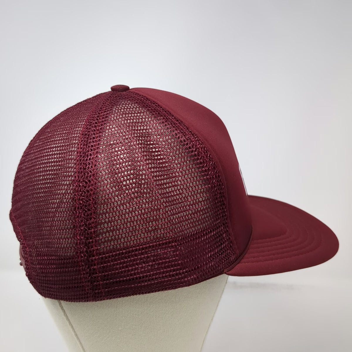 Winner Trucker Hat Red One Size Familian Pipe & Supply Mesh Rope Cord Hat