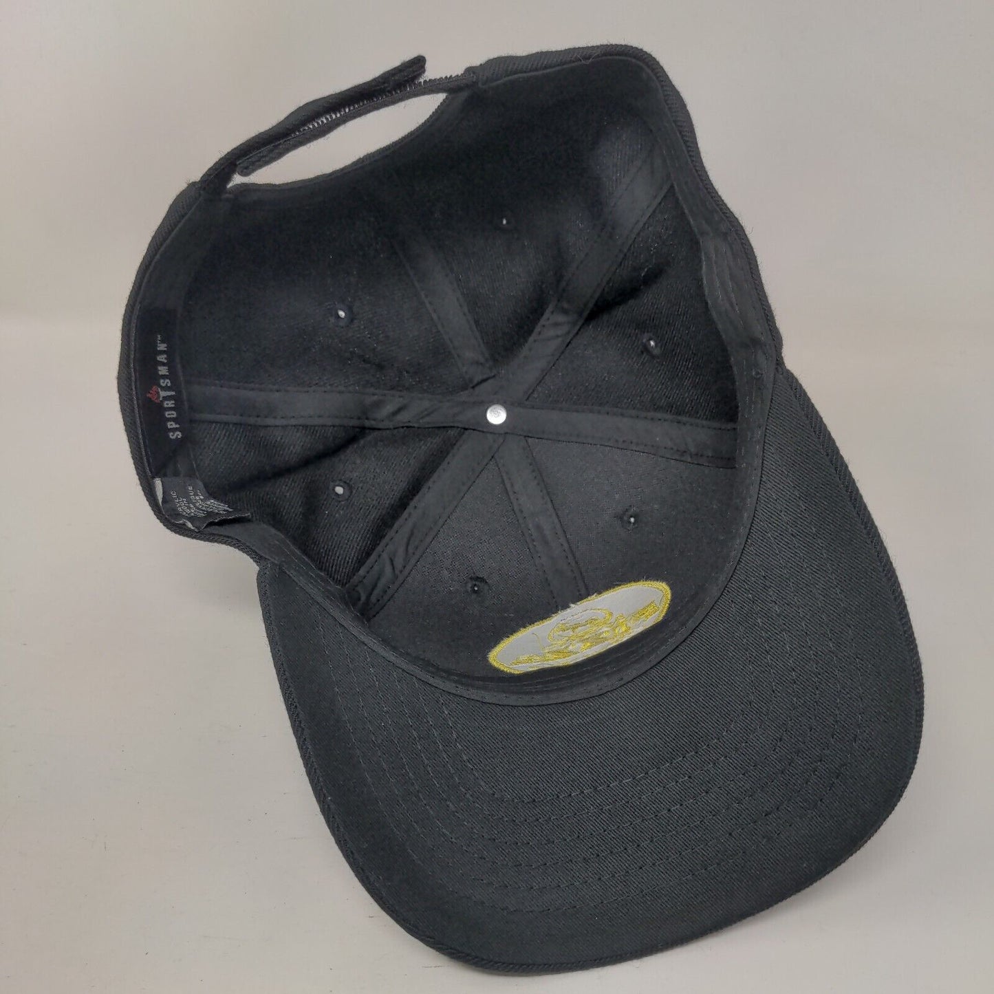 Idaho Pizza Company Strapback Hat Black One Size Embroidered Sportsman