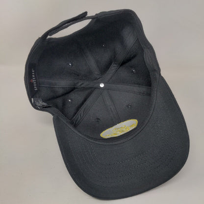 Idaho Pizza Company Strapback Hat Black One Size Embroidered Sportsman