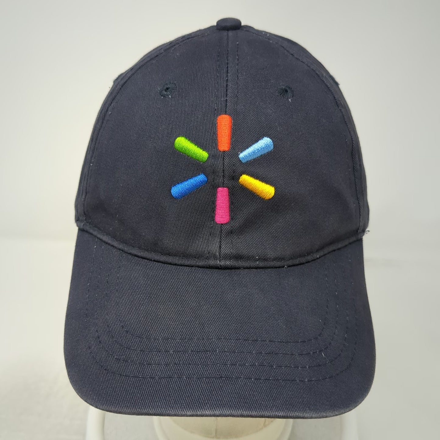 Walmart Associate Spark Logo Blue One Size Baseball Cap Slideback Hat Embroidery