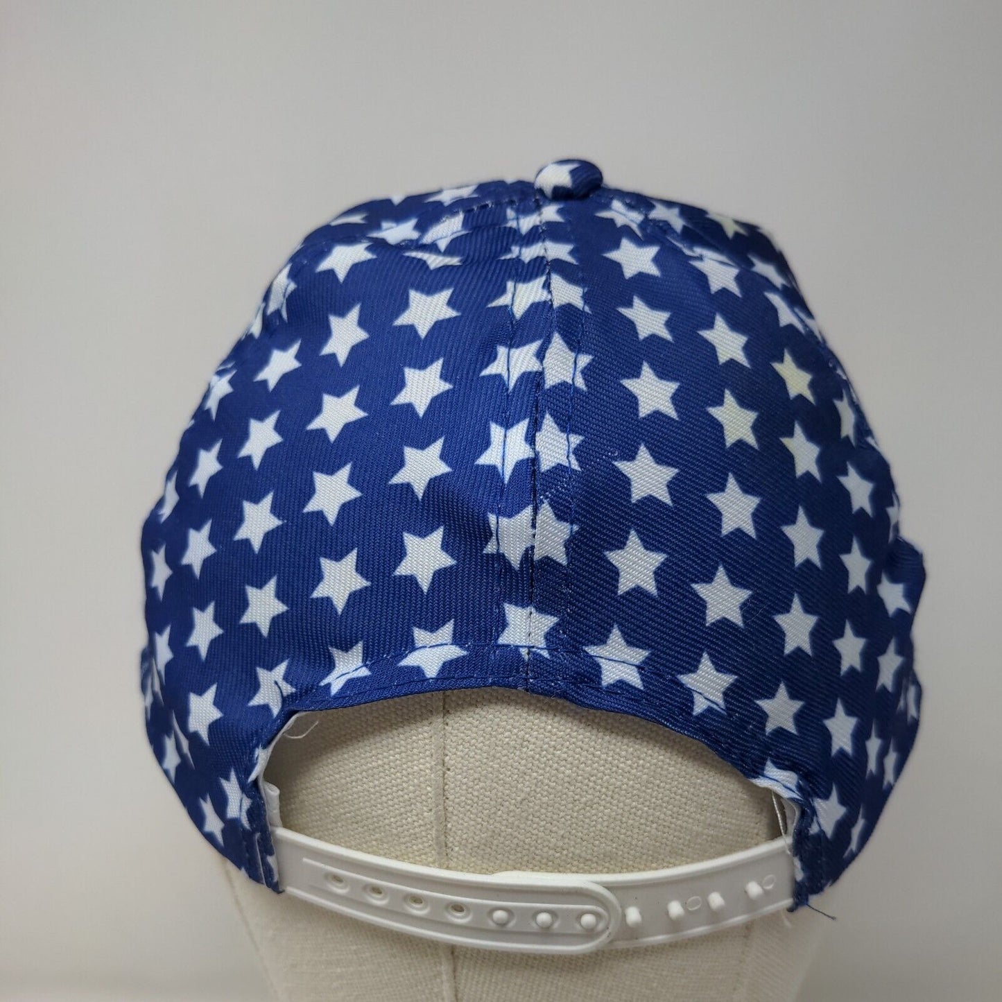 Unbranded Men's Patriotic Snapback Mesh Back Hat Stars Stripes Multicolor