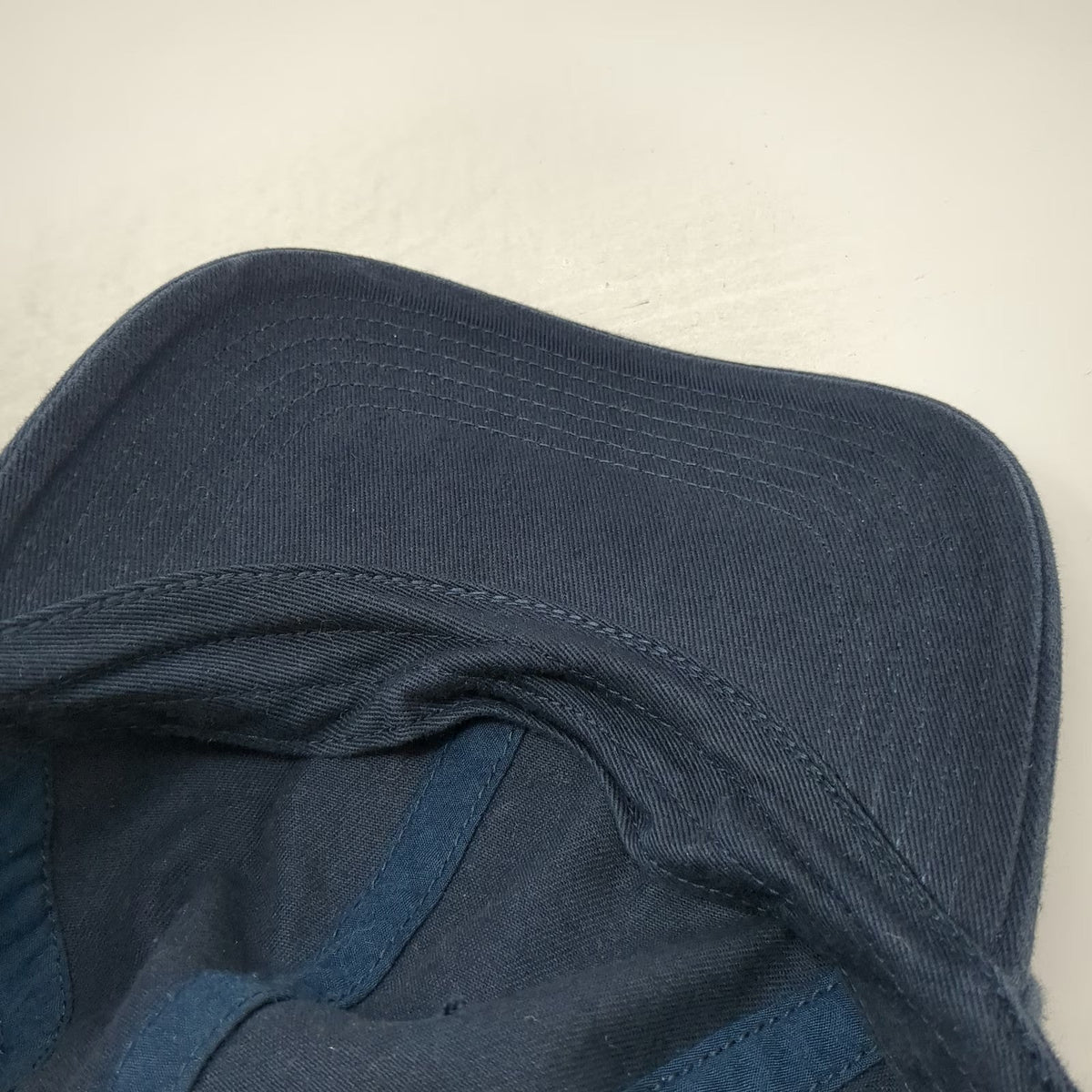 Richardson Baseball Cap Blue One Size Bent Water Brewing Co Leather Patch Hat