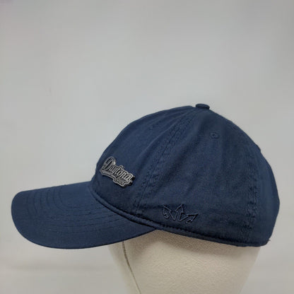 Daytona Beach Strapback Hat Blue One Size Adjustable 6 Panel Essencial