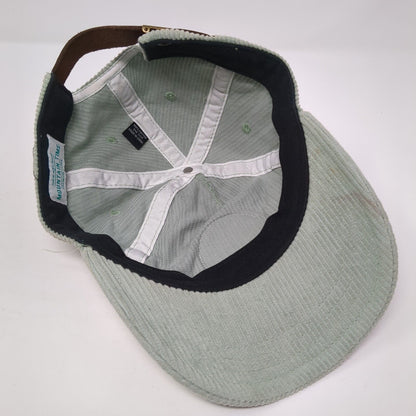 Mountain Time Premium Lager Slideback Hat Green One Size Adjustable Corduroy