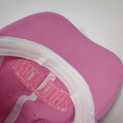 Pink One Size Baseball Cap New York Est 1625 City Cotton Embroidered Hat