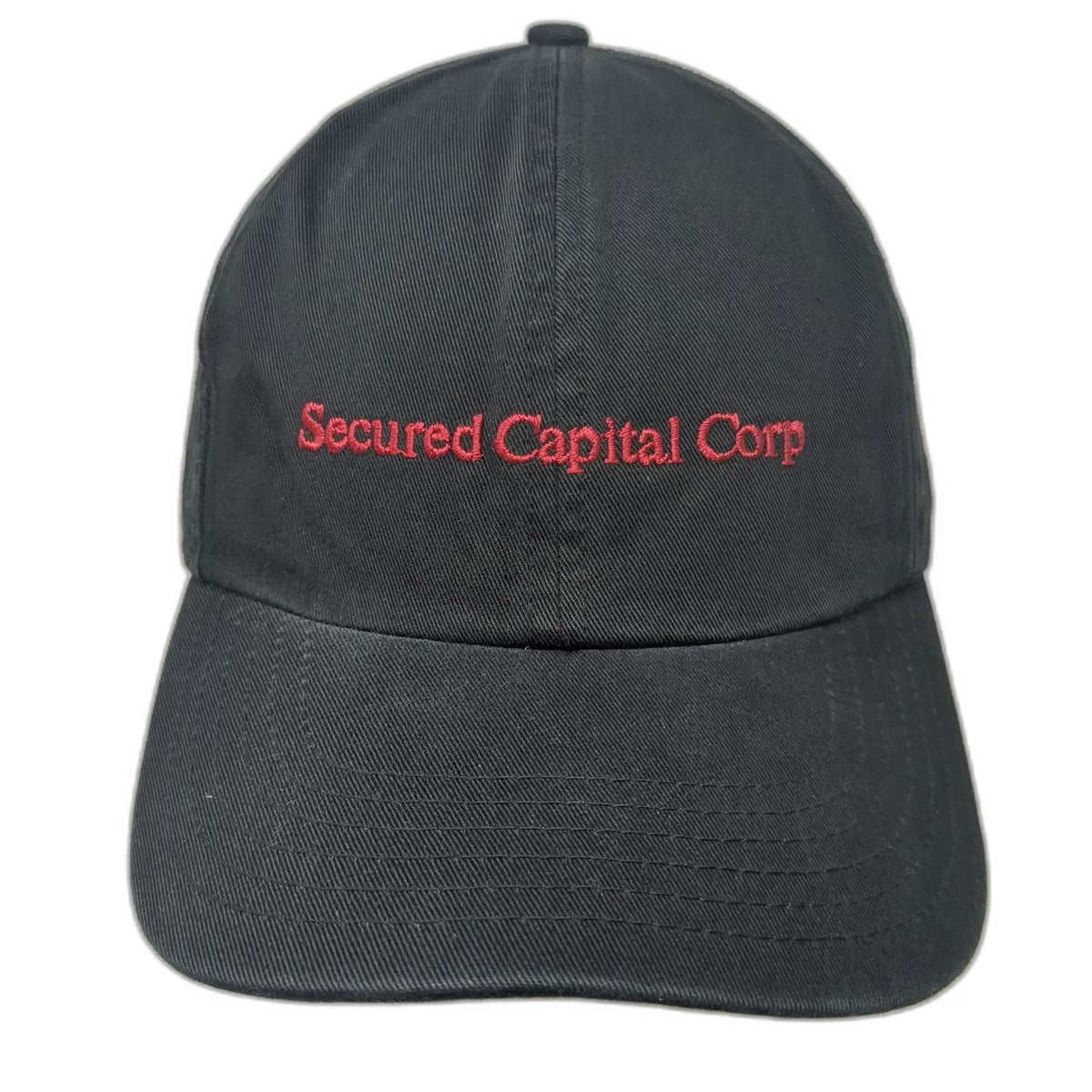 Baseball Cap Black One Size Secured Capital Corp Slideback Los Angeles Tokyo Hat