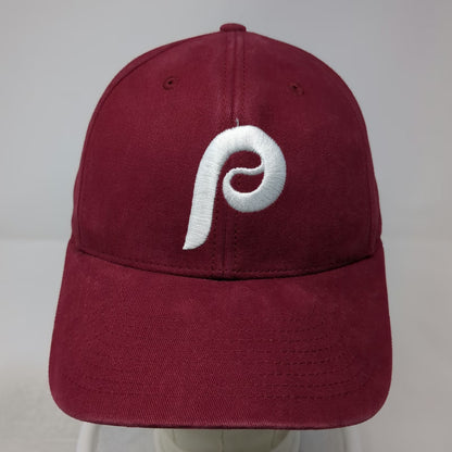 Fan Favorite Philadelphia Phillies MLB Baseball Cap Red OSFM Strapback P Logo
